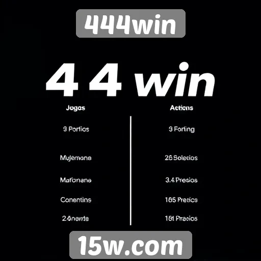 Comparação entre 444win e outras plataformas de jogos